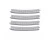 Kato 20-152 - Concrete Tie R718-15° Curved Track (4 pcs) - N Scale Kato 20-152 - Concrete Tie R718-15° Curved Track (4 pcs) - N Scale