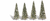 Woodland Classics #3567 - Dusted Snow 2" to 3-1/2" - 5/pkg Woodland Classics #3567 - Dusted Snow 2" to 3-1/2" - 5/pkg