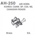 Details West AH-250 - Air Horn: K5HR24 C&NW, SP, CSX, NS, CP, CN - HO Scale