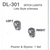 Details West DL-301 - Ditch Lights Late Style w/ Lenses - HO Scale