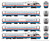 Rapido 525501 - RTL Turboliner 5-Car Set #3 w/ DCC and Sound Amtrak (AMTK) Phase III Early - N Scale Rapido 525501 - RTL Turboliner 5-Car Set #3 w/ DCC and Sound Amtrak (AMTK) Phase III Early - N Scale