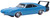 Oxford Diecast 87DD69004 - 1969 Dodge Charger Daytona Bright Blue, Black - HO Scale Oxford Diecast 87DD69004 - 1969 Dodge Charger Daytona Bright Blue, Black - HO Scale