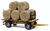 Busch 44930 - Hay Trailer With Round Baled Load - HO Scale Busch 44930 - Hay Trailer With Round Baled Load - HO Scale