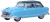Oxford Diecast 87NR50001 - 1950 Nash Rambler Custom Landau Convertible (Closed) Strato Blue - HO Scale