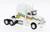 Brekina 85932 - 1984 Kenworth T600 Sleeper-Cab Tractor Only White, Rainbow - HO Scale Brekina 85932 - 1984 Kenworth T600 Sleeper-Cab Tractor Only White, Rainbow - HO Scale