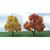 JTT 592319 - Pro-Elite Trees: Deciduous Autumn 3 - 3.5" - 2pcs    - HO Scale
