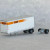 Trainworx 42885-02 - 28' Pup Trailer Yellow #2 - N Scale Trainworx 42885-02 - 28' Pup Trailer Yellow #2 - N Scale