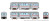PRE-ORDER: Rapido 588504 - Chicago Transit Authority 2600-series L 4-Car Set (DCC and Sound) CTA Circle Logo Scheme - N Scale