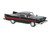 Brekina 19682 - 1958 Plymouth Fury Black Red - HO Scale Brekina 19682 - 1958 Plymouth Fury Black Red - HO Scale