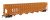 Walthers Mainline 910-56348 - 73' Greenville 7,000 Cubic Foot Wood Chip Hopper Kansas City Southern (KCS) 503908 - HO Scale