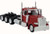 HO Logistics Replicas 589082 - Peterbilt 589 3-Axle Day-Cab Semi Tractor Red  - HO Scale