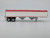 HO Logistics Replicas 468 - 39' Covered Grain Trailer White with Red Tarp - HO Scale HO Logistics Replicas 468 - 39' Covered Grain Trailer White with Red Tarp - HO Scale