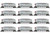 Marklin 45666 - Hopper Car Set 12 Cars BNSF - HO Scale Marklin 45666 - Hopper Car Set 12 Cars BNSF - HO Scale