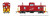 PRE-ORDER: Rapido 510069 - Wide Vision Caboose St Louis - San Francisco "Frisco" (SLSF) 1232 - N Scale