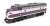Broadway Limited 9654 - EMD F3A (DC Silent) Atlantic Coast Line (ACL) 344 - HO Scale