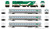 PRE-ORDER: Rapido 226503 - GMDD GP40TC + 3 Car Set Set (DCC and Sound) GO Transit Early Green Set #1 (Loco: 9802 Cab: 9850 Coaches: 9907 9940) - HO Scale PRE-ORDER: Rapido 226503 - GMDD GP40TC + 3 Car Set Set (DCC and Sound) GO Transit Early Green Set #1 (Loco: 9802 Cab: 9850 Coaches: 9907 9940) - HO Scale