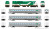 PRE-ORDER: Rapido 226504 - GMDD GP40TC + 3 Car Set Set (DCC and Sound) GO Transit Early Green Set #2 (Loco: 9806 Cab: 9855 Coaches: 9933 9968) - HO Scale PRE-ORDER: Rapido 226504 - GMDD GP40TC + 3 Car Set Set (DCC and Sound) GO Transit Early Green Set #2 (Loco: 9806 Cab: 9855 Coaches: 9933 9968) - HO Scale