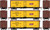 PRE-ORDER: Athearn 3366 - 40' Steel Refrigerator Car (3) Armour Refrigerator Line (ARLX) 1111/1234/1899 - HO Scale