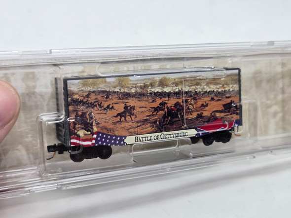 Pre-Owned: Micro-Trains 40' Hy Cube Boxcar (Civil War Series) Battle of Gettysburg - N Scale