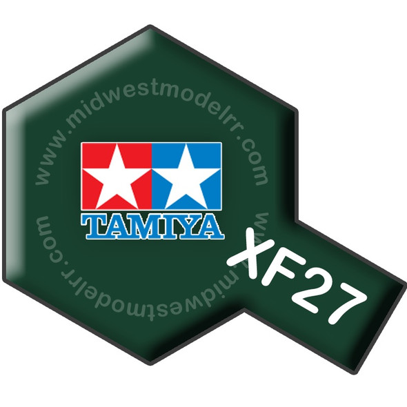 tamiy メディリフトアイ Tamiya 81326 - XF26 Deep Green 23ml - Midwest Model Railroad