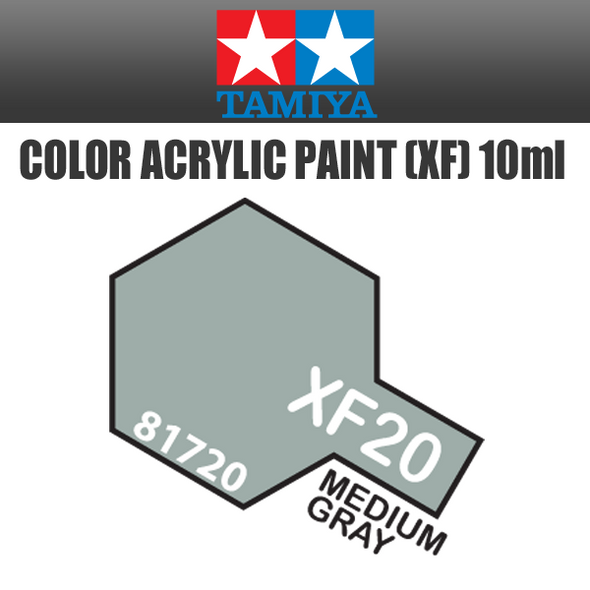 Tamiya XF-18 Flat Medium Blue Acrylic Paint (10ml) [TAM81718