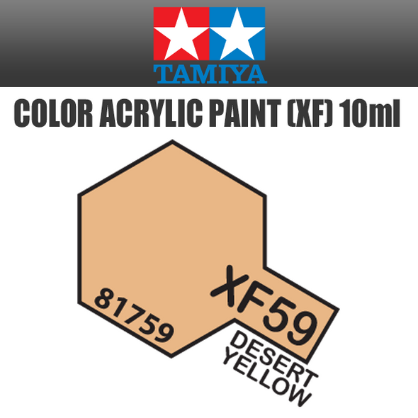 TAMIYA 81759 - Acrylic Mini XF-59 Desert Yellow - 10ml Bottle