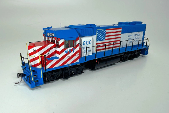 Rapido 40559 - EMD GP40 (DCC and Sound) Missouri-Kansas-Texas (MKT) 200 Bicentennial - HO Scale
