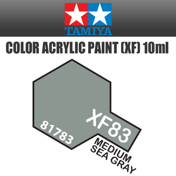 TAMIYA 81783 - Acrylic Mini XF-83 Medium Sea Gray - 10ml Bottle