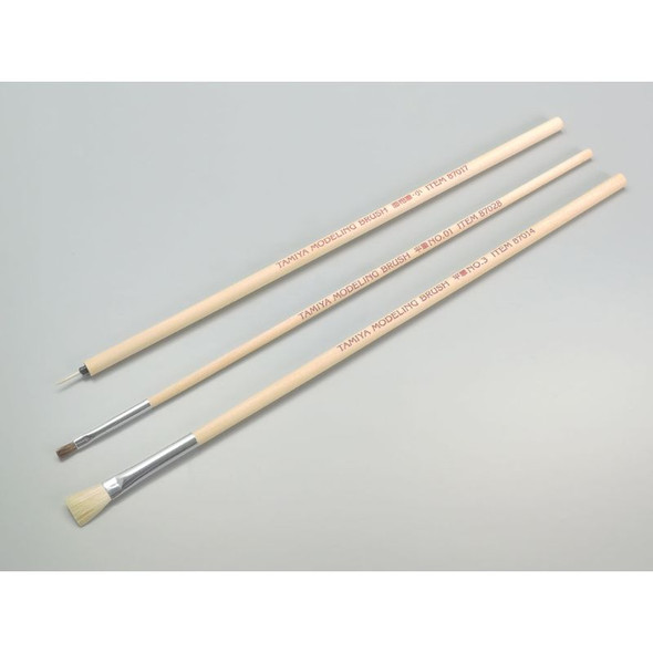 Tamiya 87066 - Modeling Brush Basic Set - 3 Pieces
