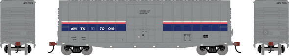 PRE-ORDER: Athearn Roundhouse 4648 - 50' Waffle High Cube Box Car Amtrak (AMTK) 70019 Ph IV - HO Scale