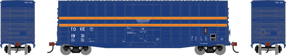 PRE-ORDER: Athearn Roundhouse 4665 - 50' Waffle High Cube Box Car Texas, Oklahoma & Eastern (TOE) 1931 - HO Scale