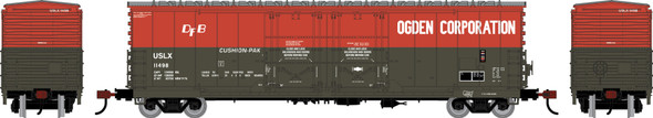 PRE-ORDER: Athearn 3645 - 50' Evans Double Plug Door Box Car Ogden Corporation (USLX) 11498 - HO Scale