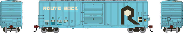 PRE-ORDER: Athearn 3665 - 50' FMC 5347 Single Door Box Car Union Pacific (CNW) 716395 ex ROCK Primed For Grime - HO Scale