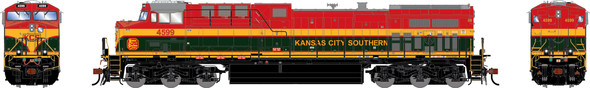 PRE-ORDER: Athearn Genesis 3130 - GE AC4400CW (DC Silent) Kansas City Southern (KCS) 4599 - HO Scale