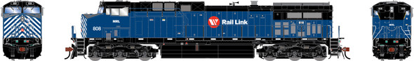 PRE-ORDER: Athearn Genesis 3157 - GE AC4400CW (DCC and Sound) Montana Rail Link (MRL) 808 - HO Scale