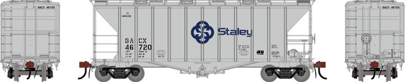 PRE-ORDER: Athearn Genesis 3173 - GATC 2600 Airslide Covered Hopper GATX (GACX) 46720 'Staley' - HO Scale