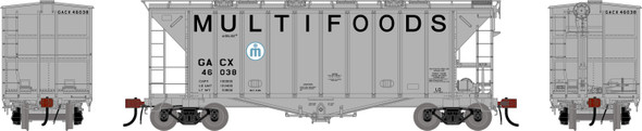 PRE-ORDER: Athearn Genesis 3174 - GATC 2600 Airslide Covered Hopper GATX (GACX) 46038 'Multifoods' - HO Scale