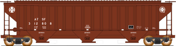 PRE-ORDER: InterMountain 45361-29 - PS 4750 3-Bay Covered Hopper Atchison, Topeka and Santa Fe (ATSF) 312837 - HO Scale