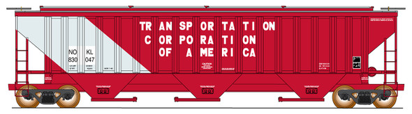 PRE-ORDER: InterMountain 653122-06 - PS 4750 3-Bay Covered Hopper Northwestern Oklahoma Railroad (NOKL) 830056 - N Scale