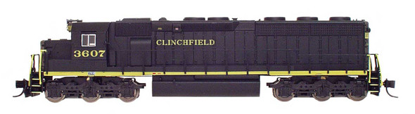 InterMountain 69557(S)-05 - EMD SD45-2 (DCC and Sound) Clinchfield (CRR) 3608 - N Scale