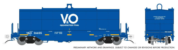 PRE-ORDER: Rapido/Home Shops 1128015A-26614 - Greenbrier Transverse Coil Car Virginia & Ohio (VO) 26614 - HO Scale