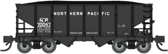 PRE-ORDER: Bluford Shops 60651 - 30'6" USRA 2-Bay Hopper Northern Pacific (NP) 70023 - N Scale