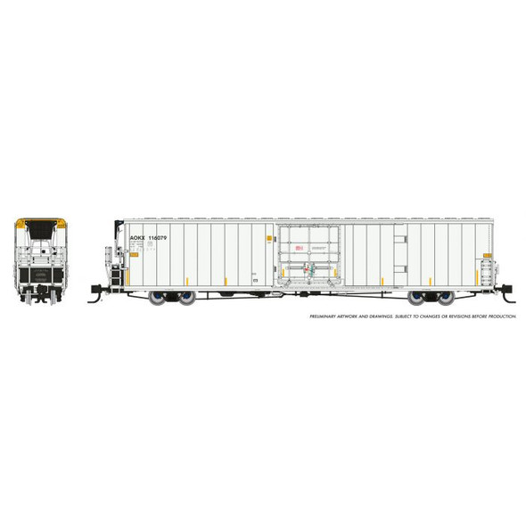 Rapido 567006A-116086 - Greenbrier 72’ IL 7780 Reefer Greenbrier Managment Services (AOKX) 116086 - N Scale