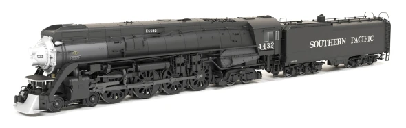 Broadway Limited 9834 - Lima GS-4 4-8-4 (Paragon4 Sound/DC/DCC/Smoke) Southern Pacific (SP) 4432 Deskirted Painted Black No Trim on Pilot - HO Scale