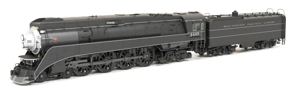 Broadway Limited 9842 - Lima GS-4 4-8-4 (Paragon4 Sound/DC/DCC/Smoke) Southern Pacific (SP) 4449 2001 Excursion Black w/ Pinstripes - HO Scale