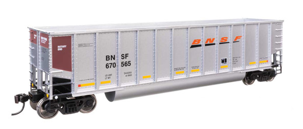 Walthers Mainline 910-57201 - 50' Bethgon Coalporter Gondola BNSF 670650 - HO Scale