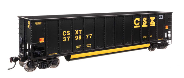 Walthers Mainline 910-57203 - 50' Bethgon Coalporter Gondola CSX (CSXT) 379877 - HO Scale