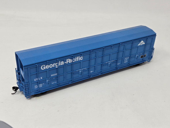Pre-Owned: Walthers Proto 56' Thrall All-Door Boxcar  Georgia Pacific (USLX) 50232 - HO Scale