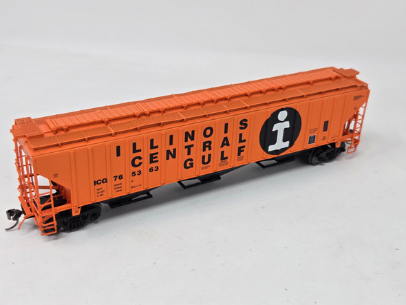 Pre-Owned: Intermountain Railway 4750 Rib-Sided 3-Bay Hopper Illinois Central Gulf (ICG) 765363 - HO Scale
