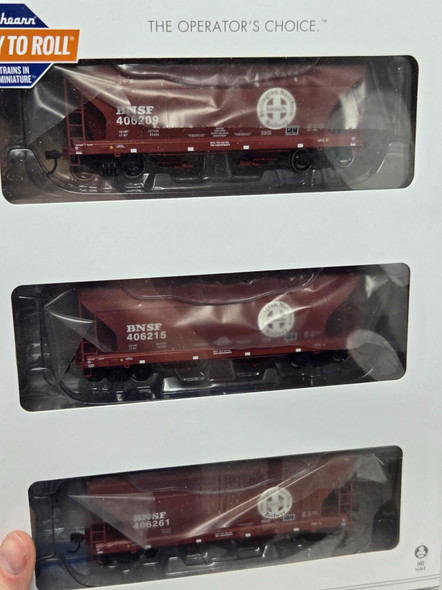 Pre-Owned: Athearn RTR ACF 2970 3-Pack BNSF  - HO Scale